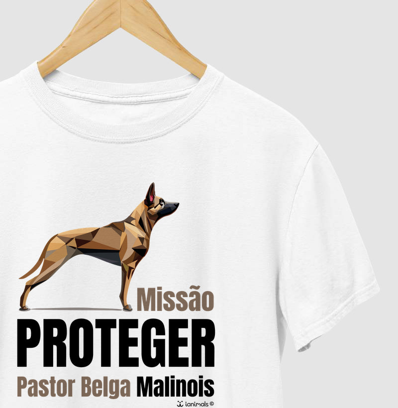Camiseta Malinois Missão  Proteger - Essência | iAnimals