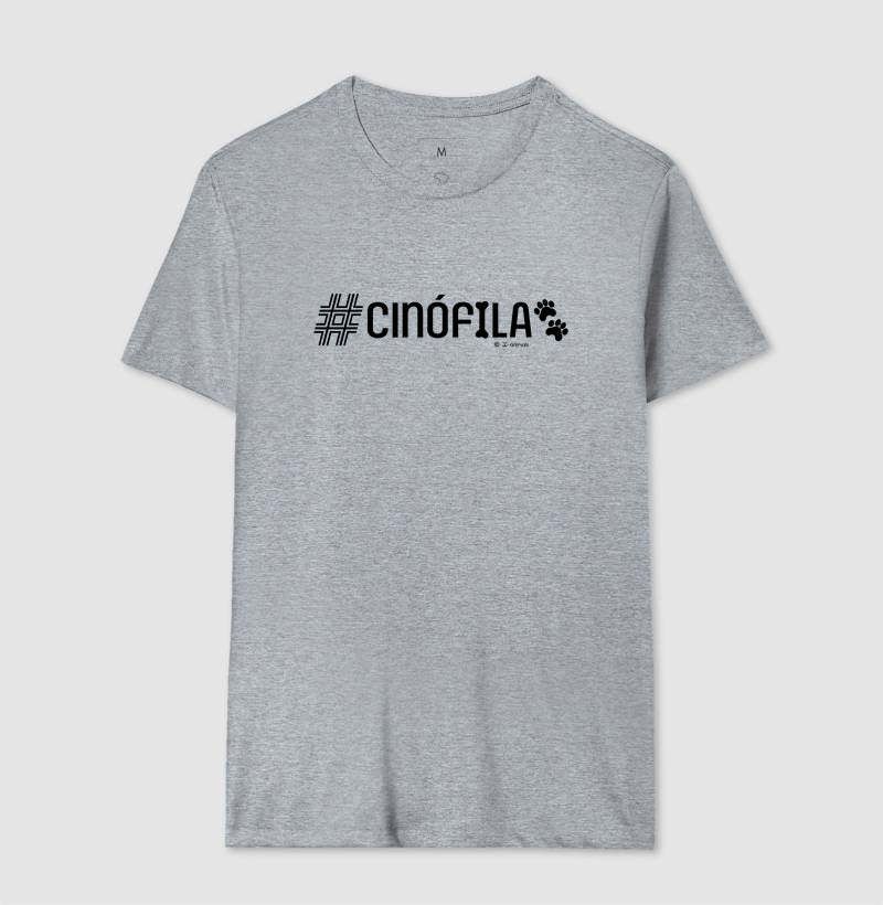 Camiseta #Cinófila - Coleção AFETO
