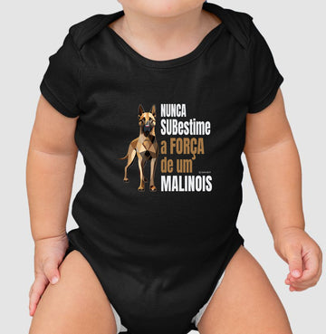 Body Infantil Malinois Nunca Subestime - Essência
