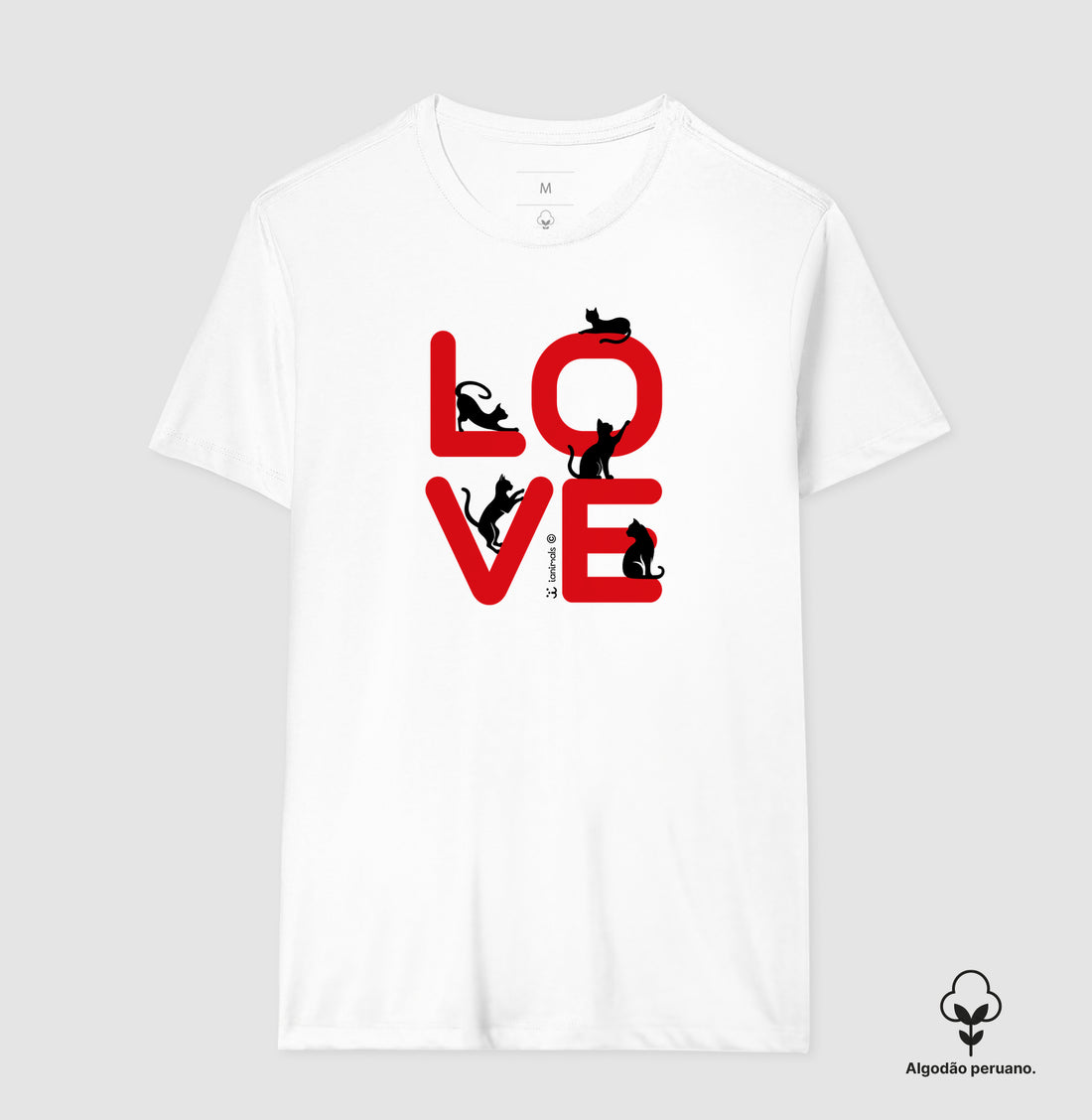 Camiseta Love Cat / INCA SOFT - Afeto
