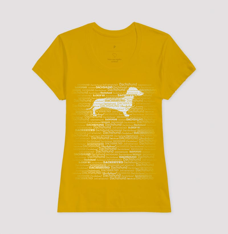 Camiseta Dachshund - Tessitura
