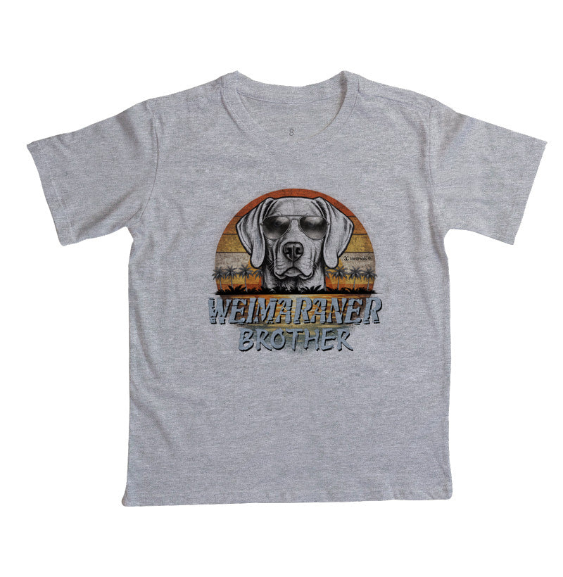 Camiseta Weimaraner Infantil BROTHER Sunset Vintage - Família