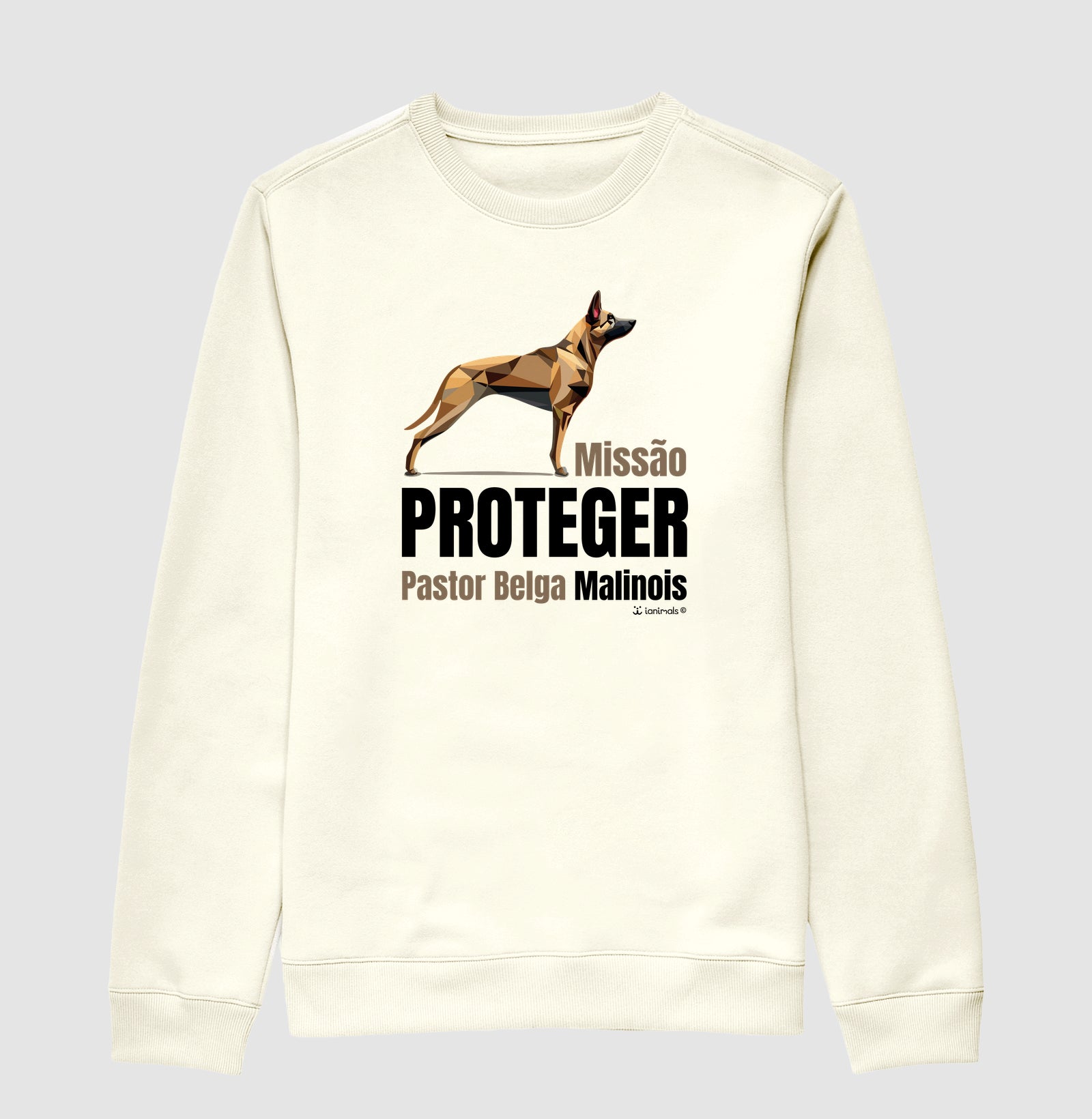 Moletom Suéter Malinois Missão  Proteger - Essência