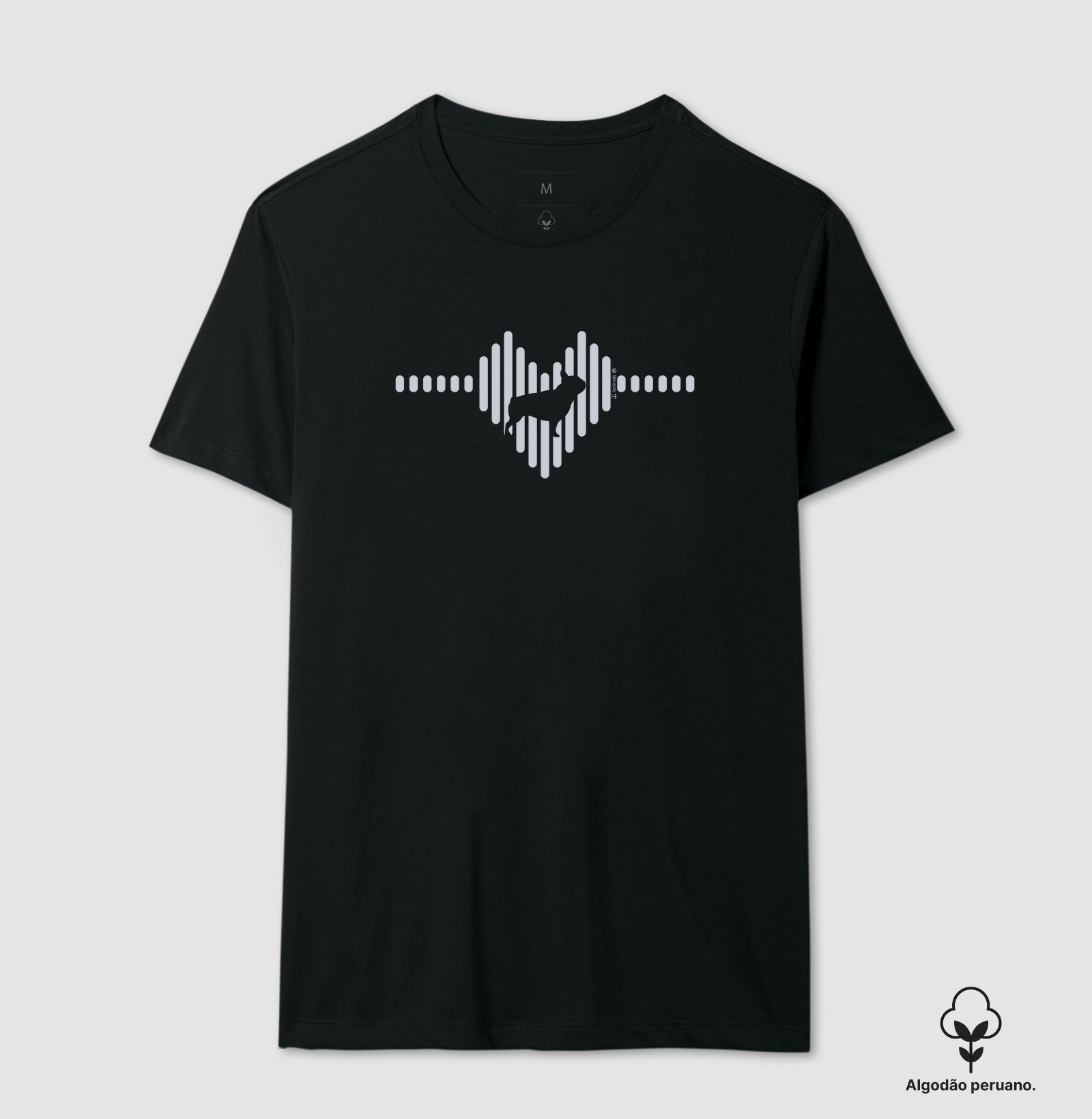 Camiseta Buldogue Francês / INCA SOFT - Coleção Coração