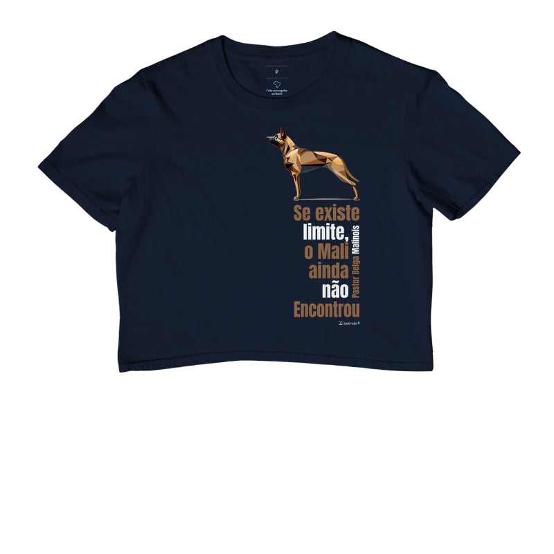 Camiseta Cropped Malinois Limite - Essência