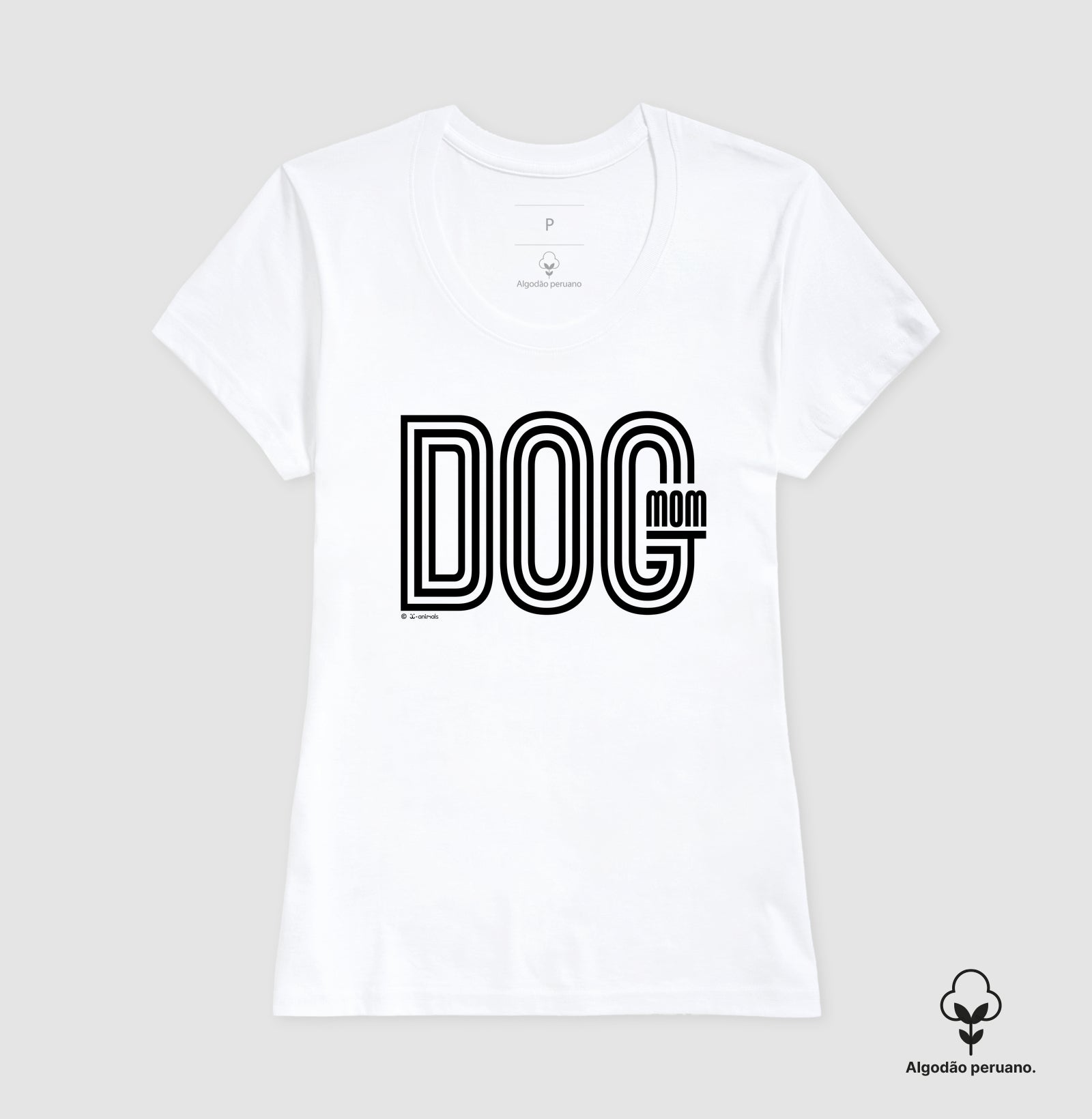 Camiseta “INCA SOFT” Dog Mom  - Coleção AFETO