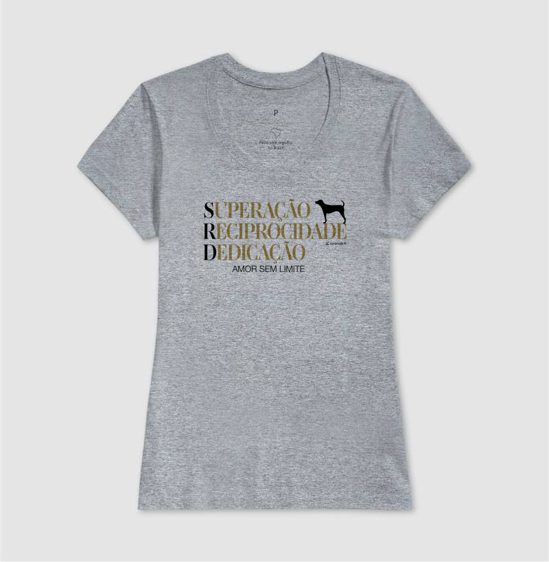 Camiseta SRD - Superação Reciprocidade Dedicação - Essência