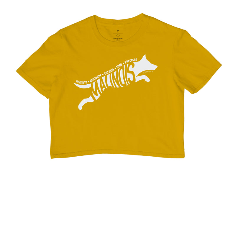 Camiseta Cropped Malinois Instinto - Essência