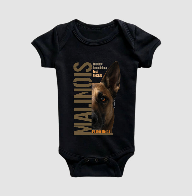 Body Infantil Malinois Foco Absoluto - Essência