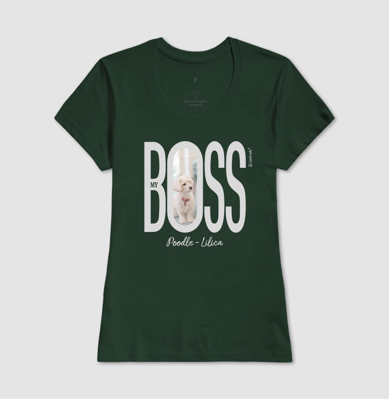 Camiseta My Pet My Boss - Personalizada iAnimals