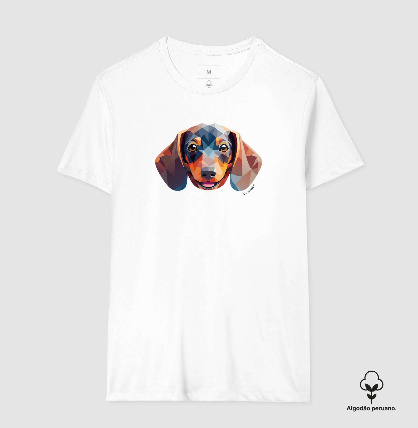 Camiseta INCA SOFT Dachshund - Coleção Geoma