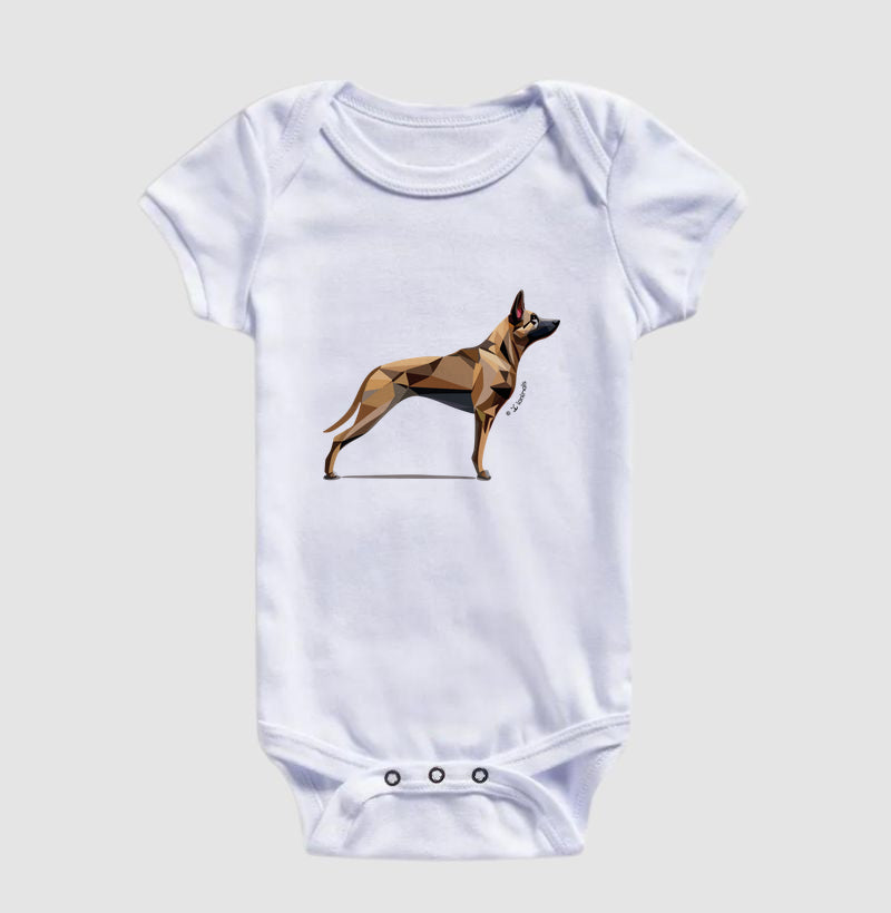 Body Infantil Malimois Perfil - Geoma