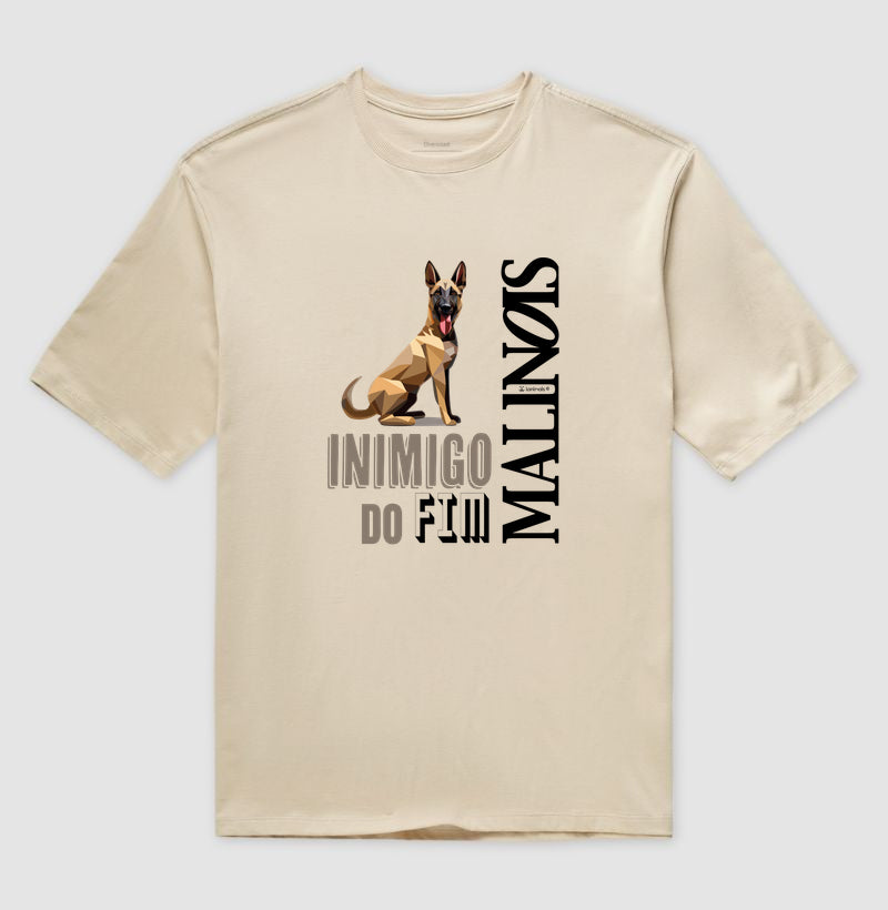 Camiseta Oversized Malinois Inimigo do Fim - Essência