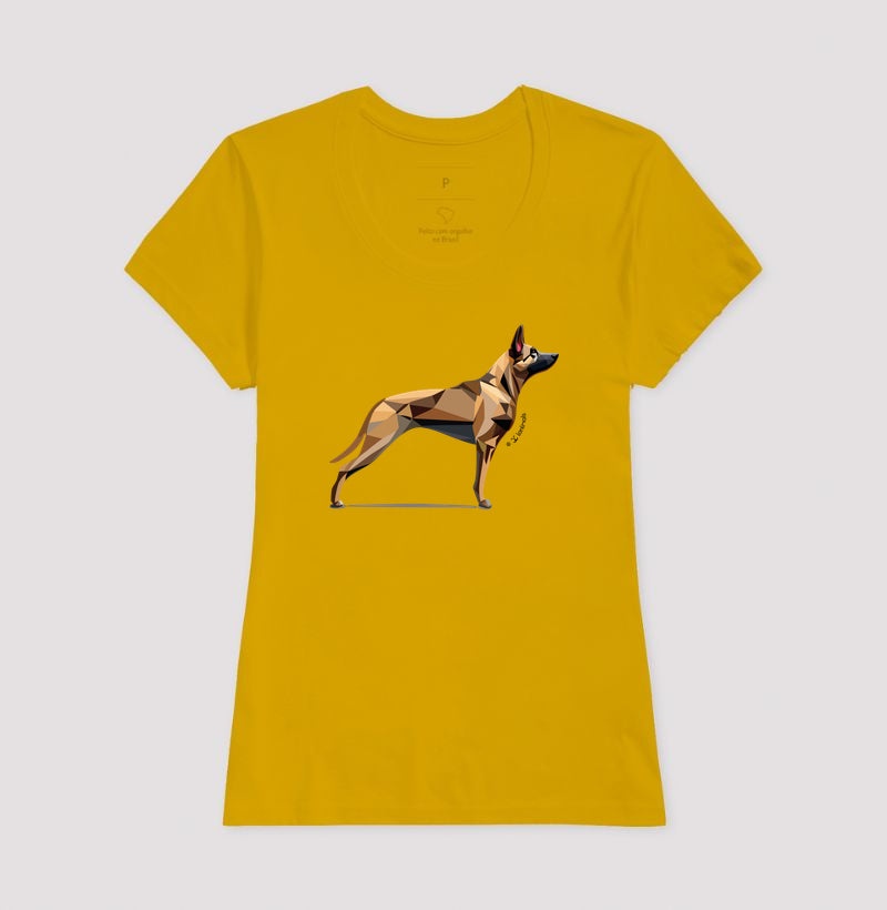 Camiseta Malinois Perfil - Geoma