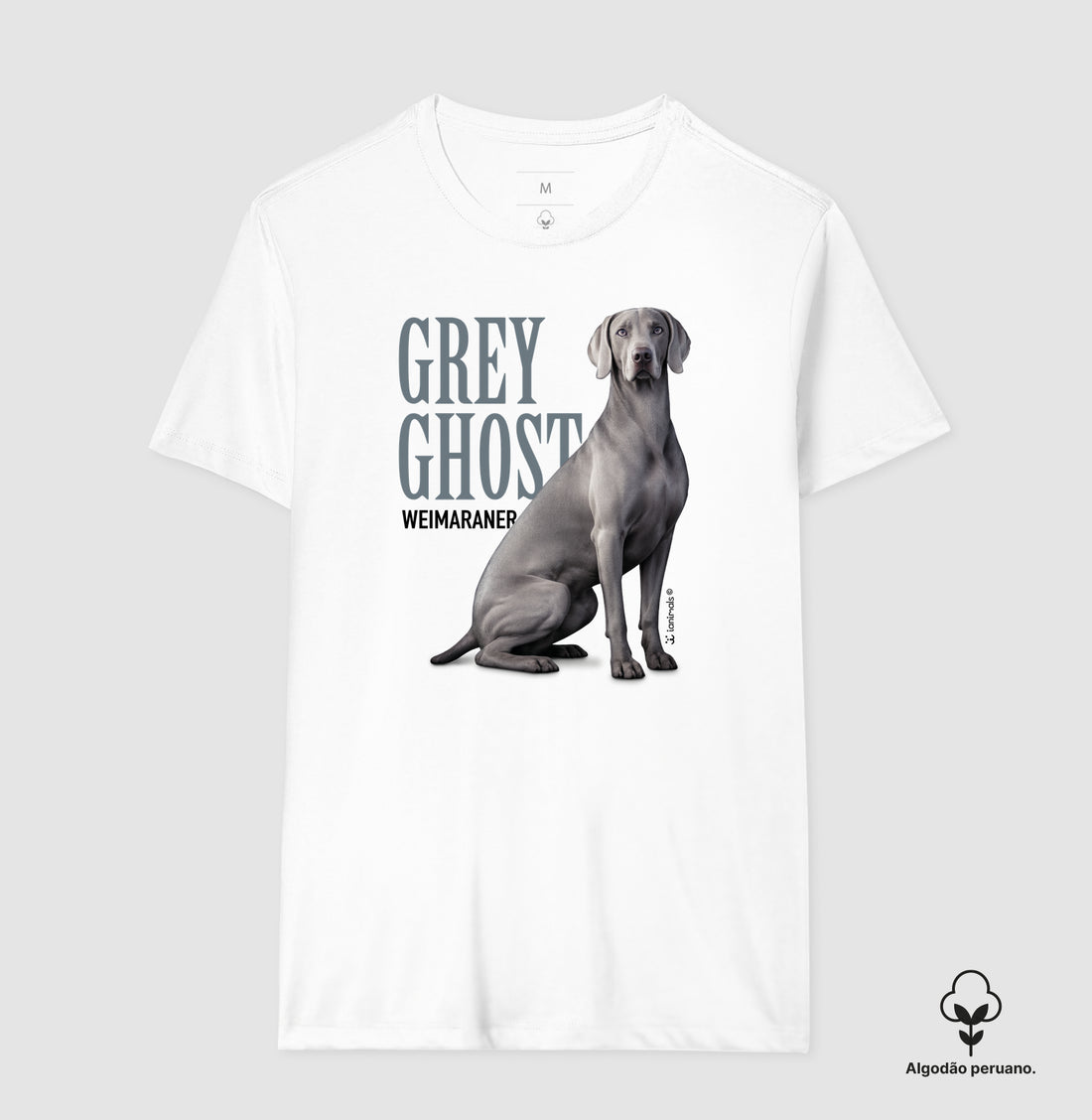 Camiseta INCA SOFT Weimaraner Grey Ghost - Essência