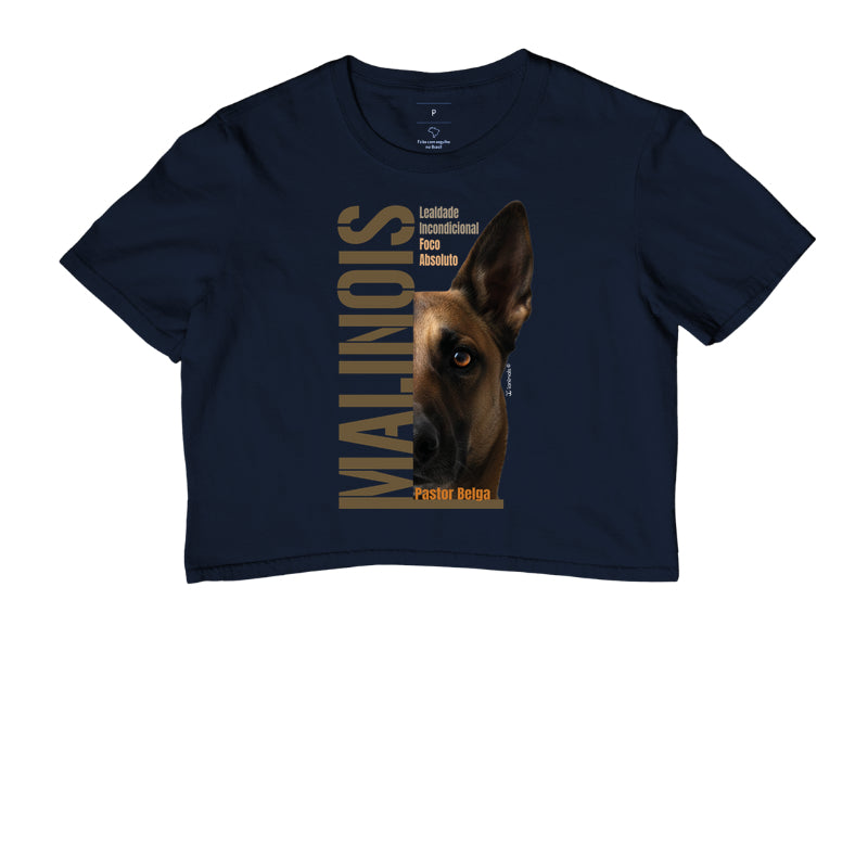 Camiseta Cropped Malinois Foco Absoluto - Essência