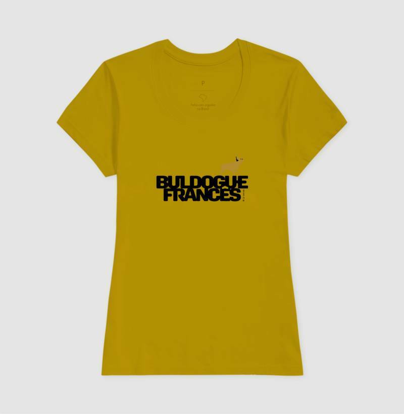 Camiseta Buldogue Francês - Coleção Identidade