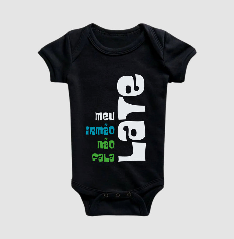 Body Infantil meu irmão não fala Late - Afeto