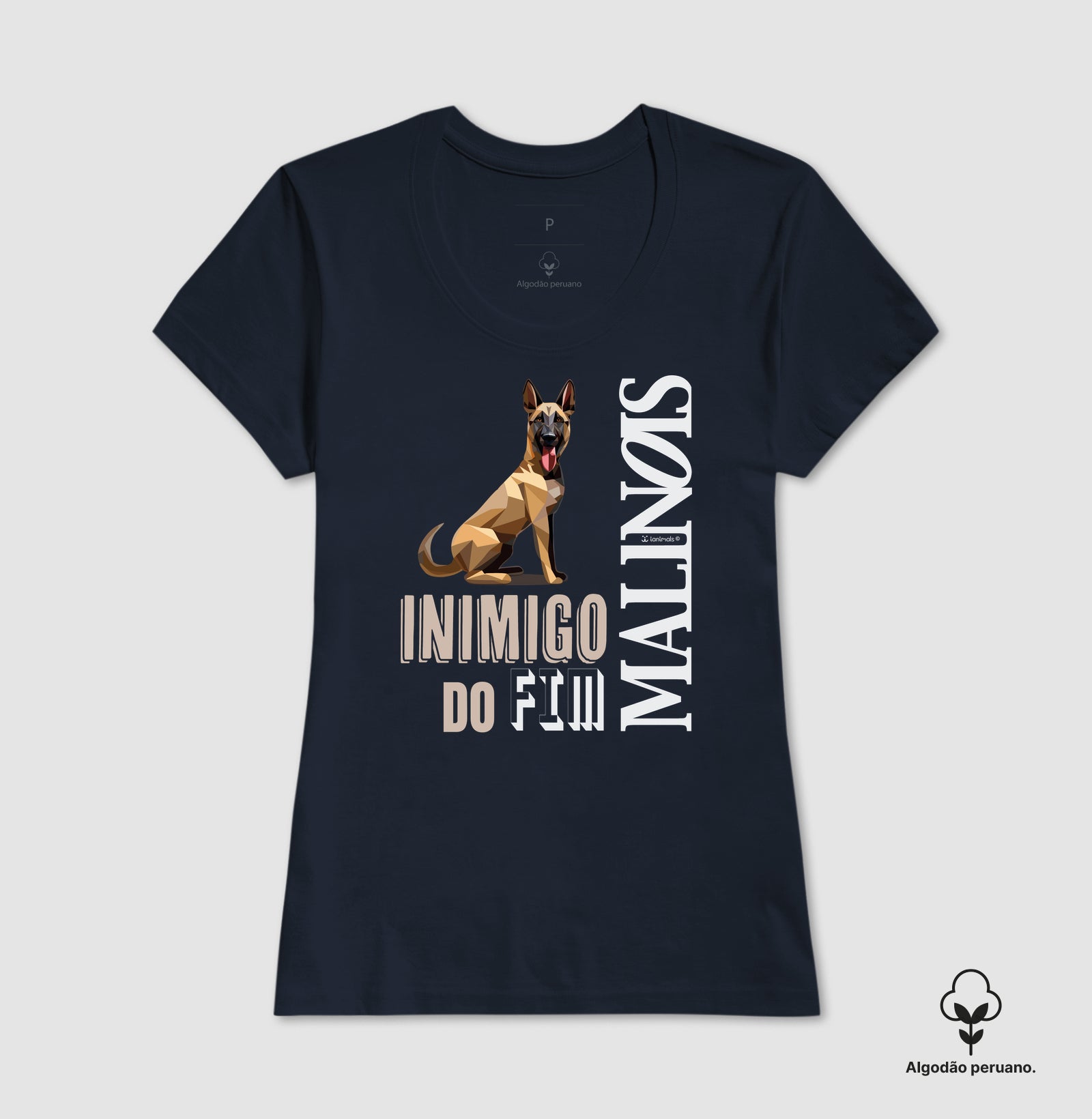 Camiseta INCA SOFT Malinois Inimigo do Fim - Essência