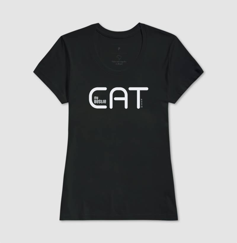 Camiseta Cat My Bestie - Afeto