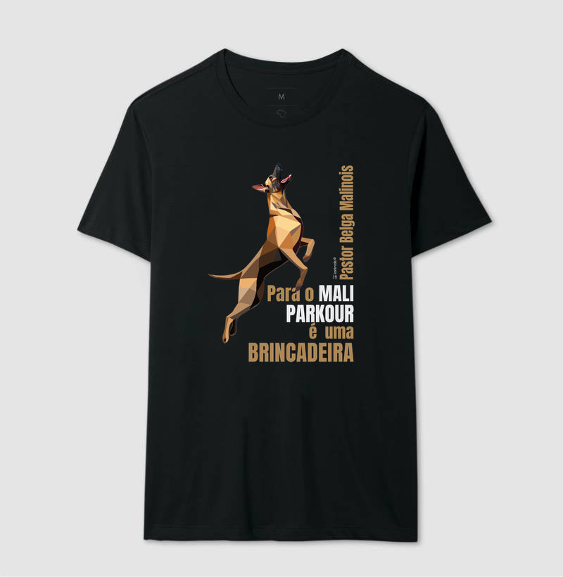 Camiseta Malinois Parkour é Brincadeira- Essência