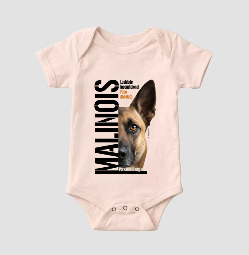 Body Infantil Malinois Foco Absoluto - Essência
