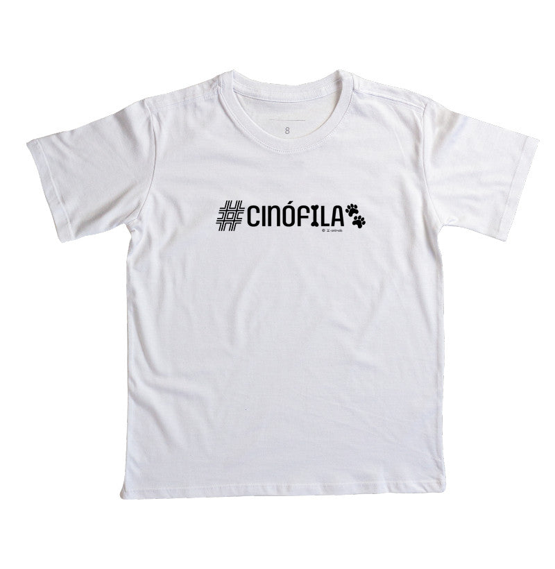 Camiseta #Cinófila (Infantil) - Coleção AFETO