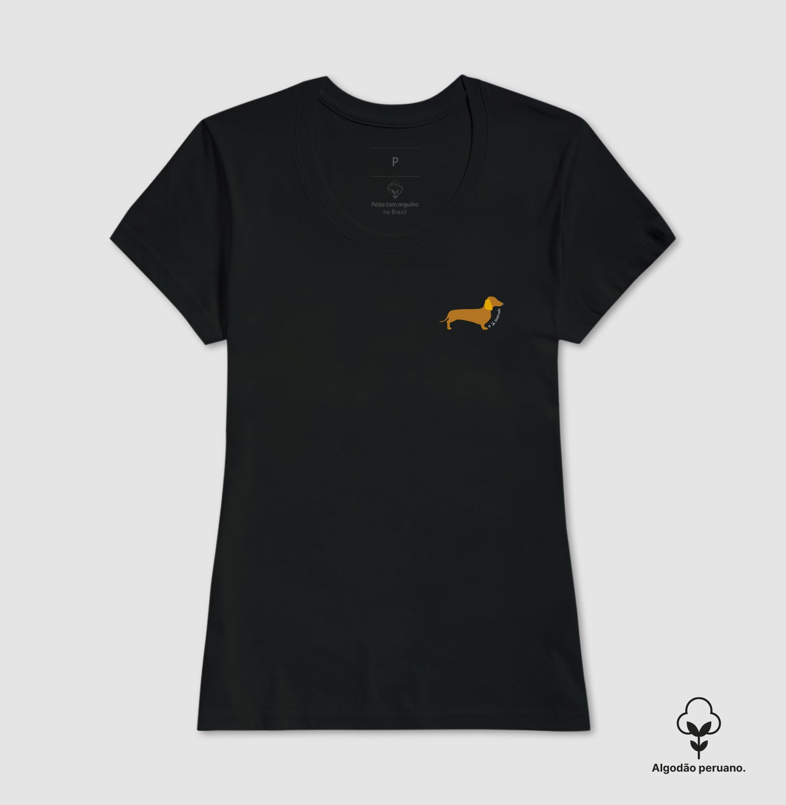 Camiseta Dachshund INCA SOFT- Perfil / Side