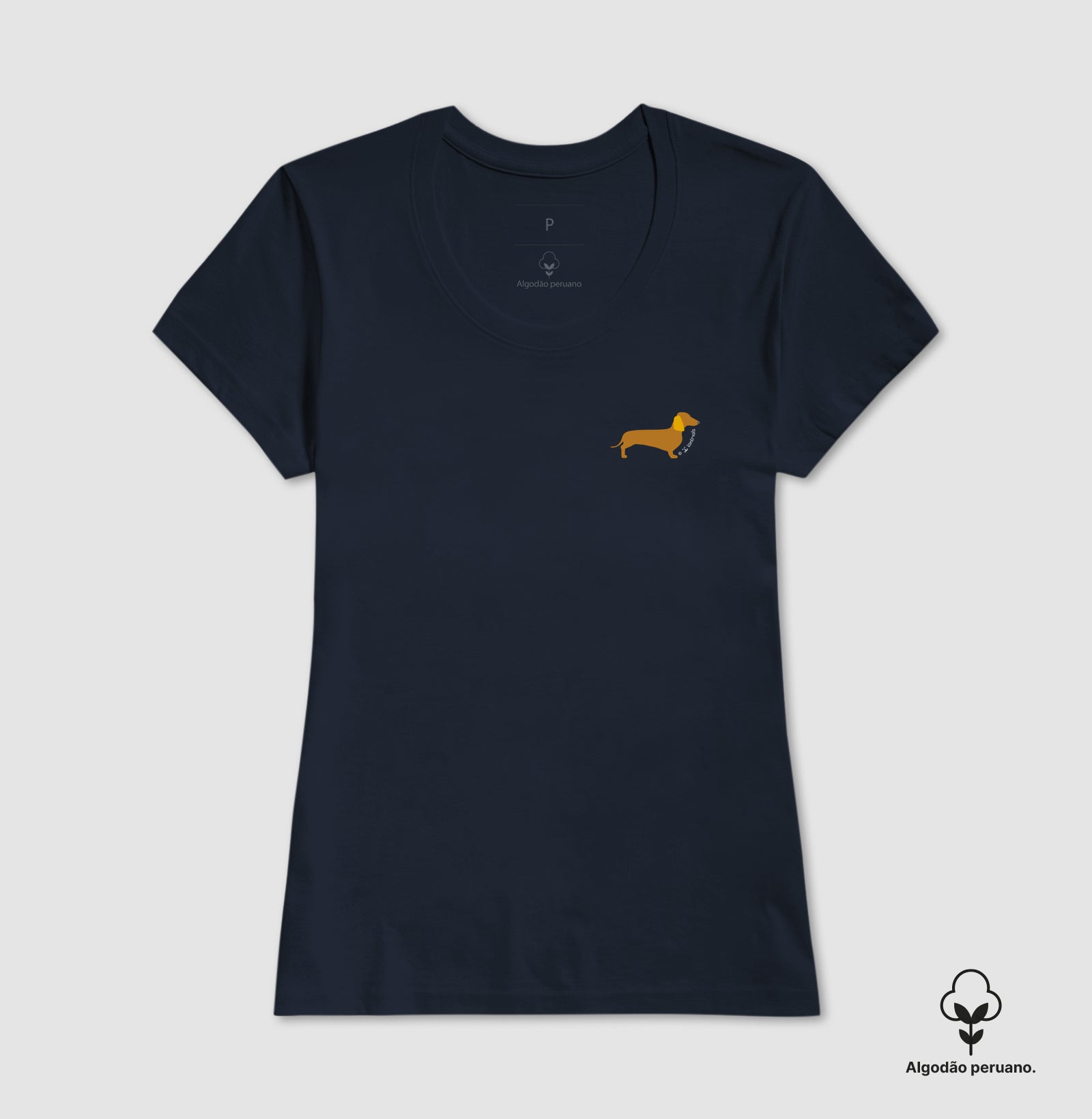 Camiseta Dachshund INCA SOFT- Perfil / Side