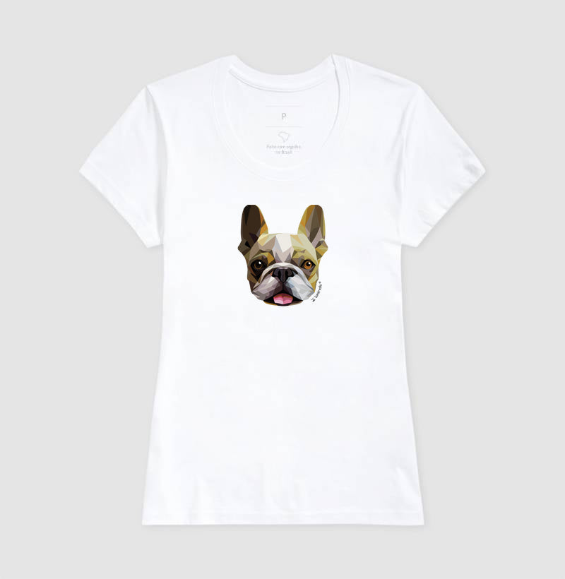 Camiseta Buldogue Francês - Geoma