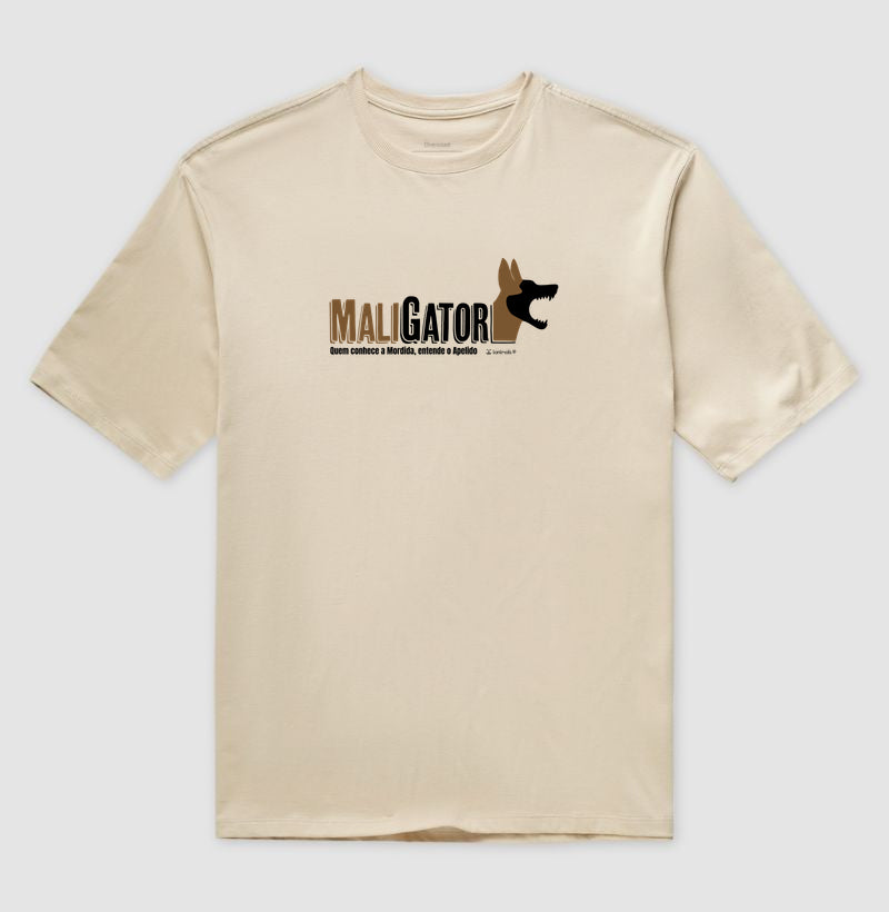 Camiseta Oversized Malinois Maligator - Essência