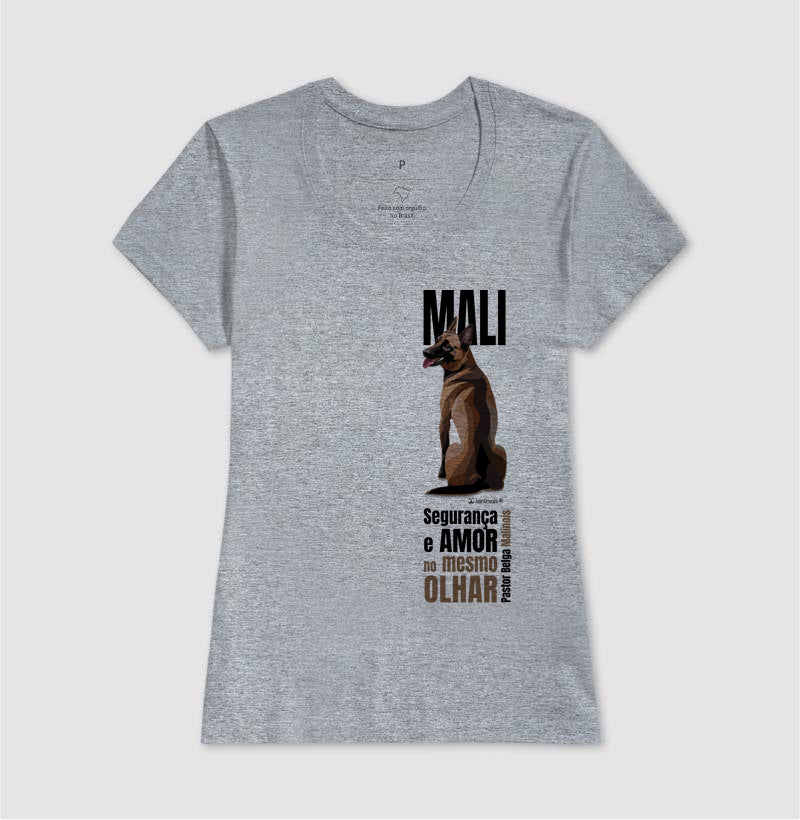 Camiseta Malinois - Olhar - Essência