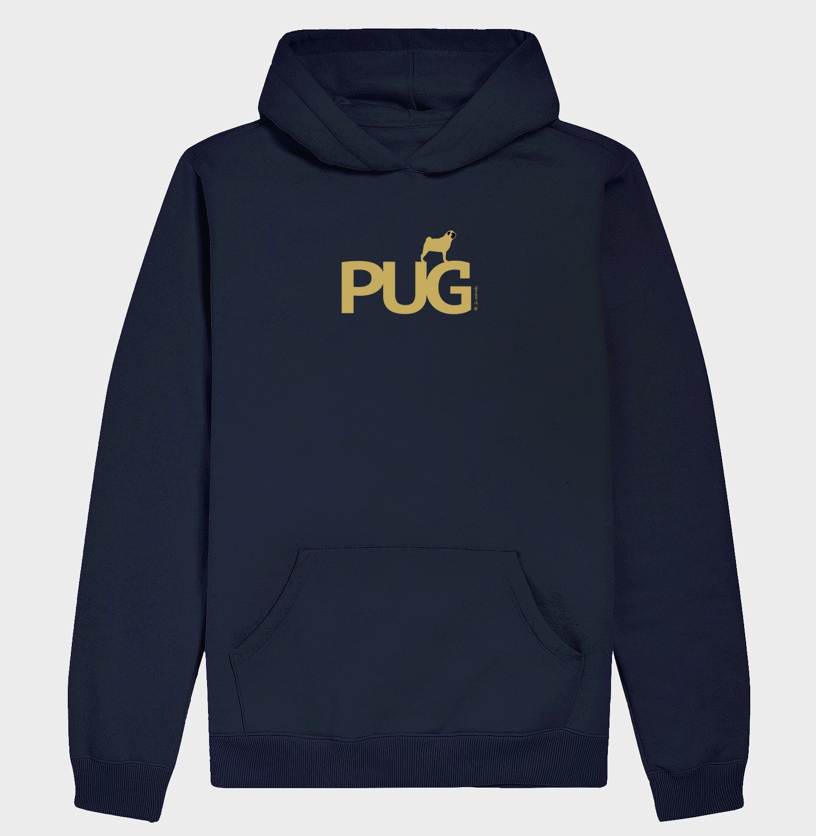 Moletom com Capuz Pug - Identidade (sem cadarço)