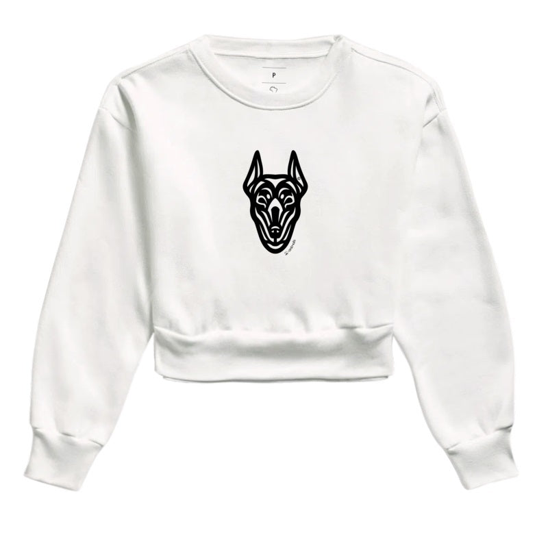 Moletom Cropped Doberman - Tribal