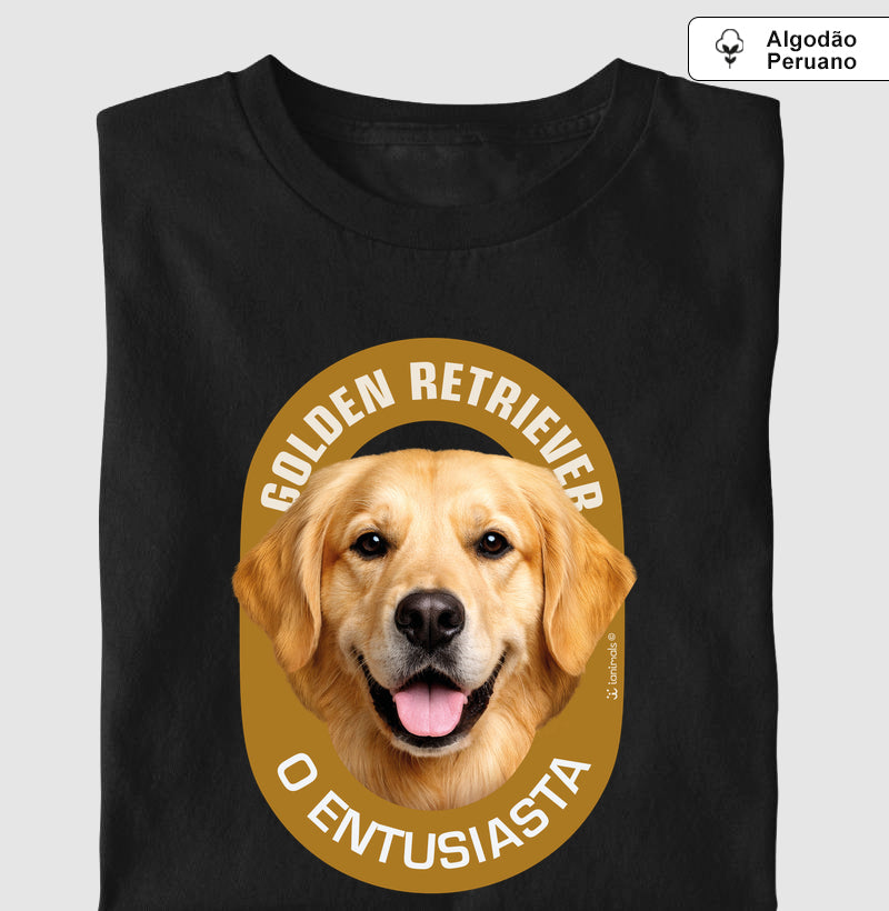 Camiseta INCA SOFT - Golden Retriever O Entusiasta - Essência
