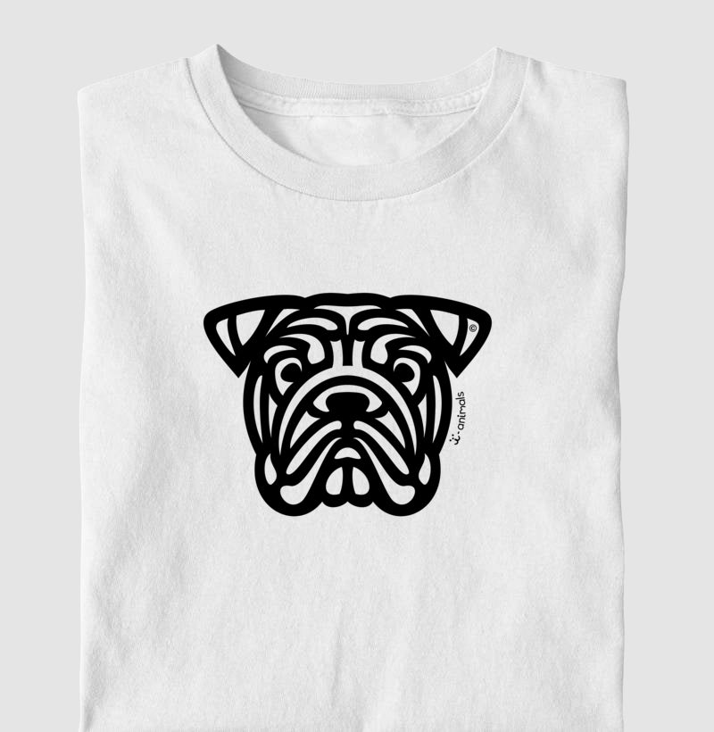 Camiseta Buldogue Inglês - Tribal