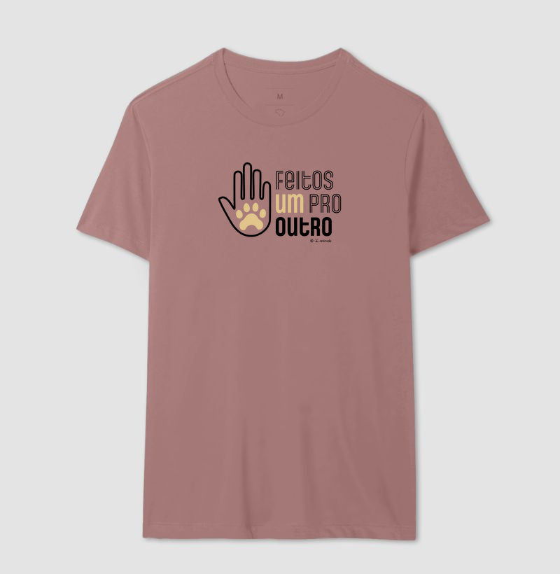 Camiseta Pets, Feitos um Pro Outro - Coleção AFETO