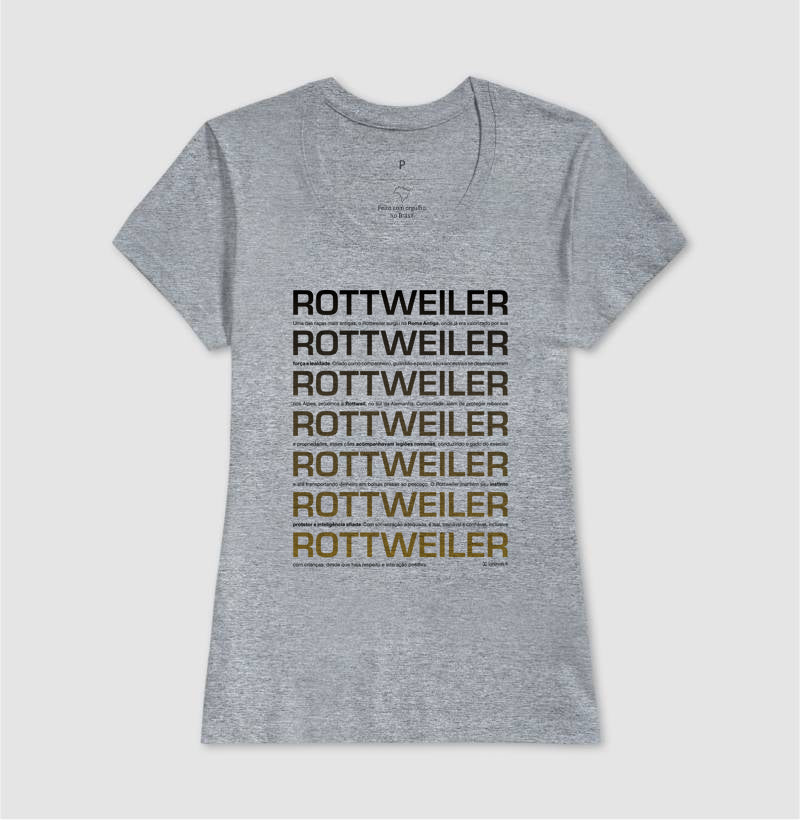 Camiseta Rottweiler - Origem