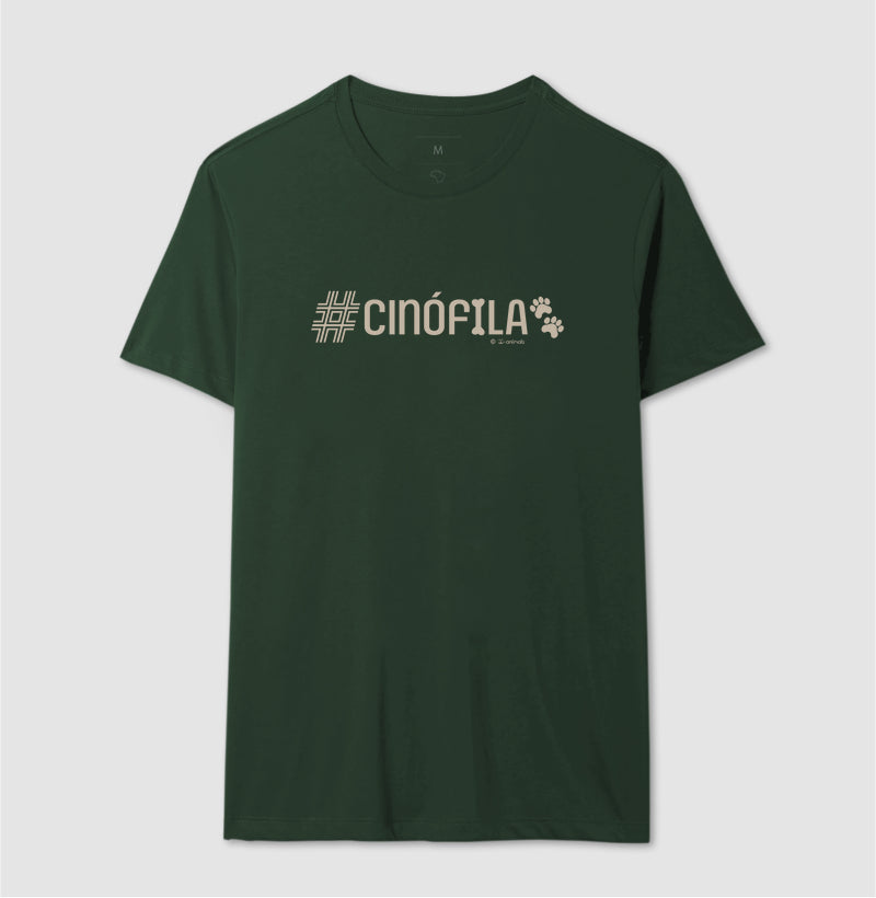 Camiseta #Cinófila - Coleção AFETO