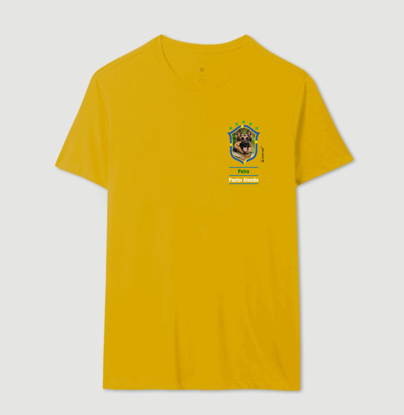 Camiseta Meu Time Pet Brasil - até 9 fotos - Personalizada