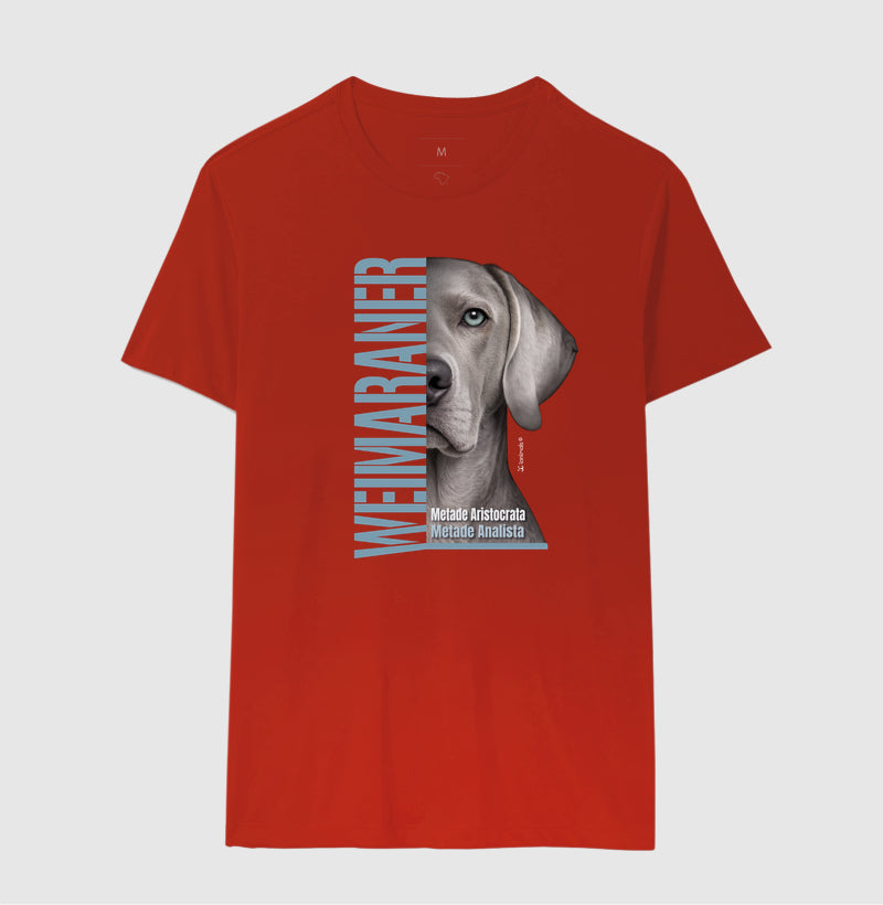 Camiseta Weimaraner Metade Aristocrata - Essência