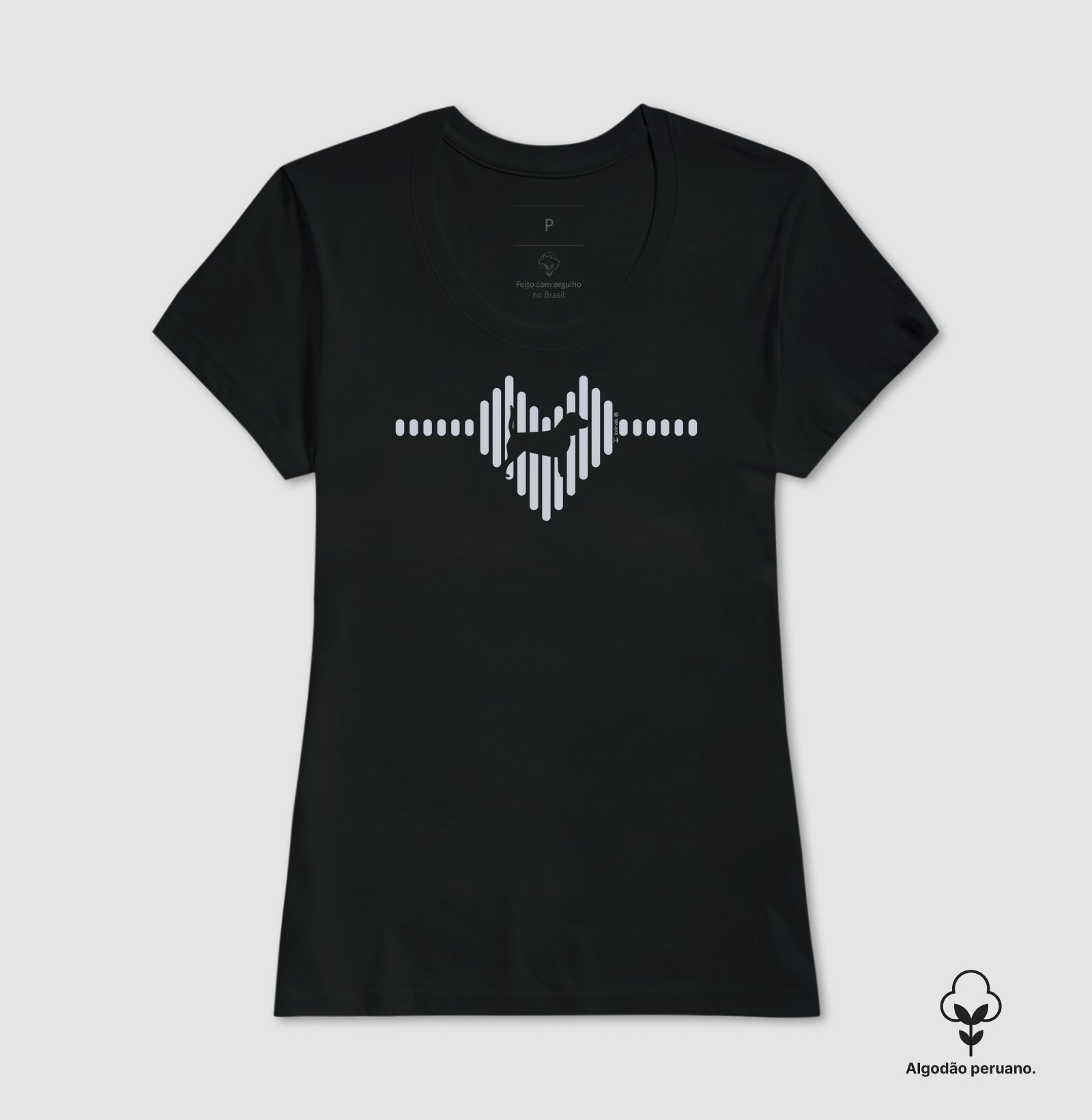 Camiseta Beagle / INCA SOFT - Coleção Coração