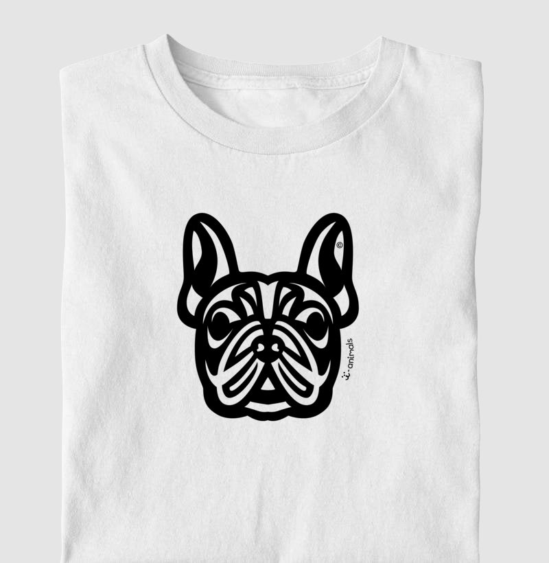 Camiseta Buldogue Francês - Tribal