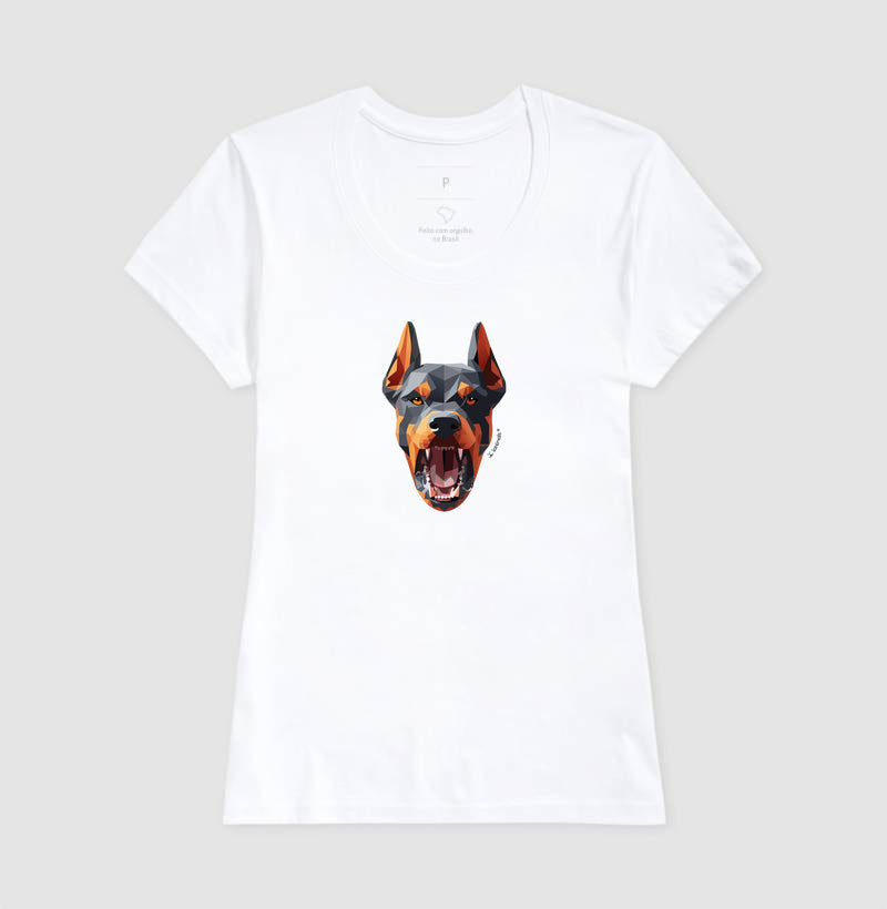 Camiseta Doberman - Coleção Geoma