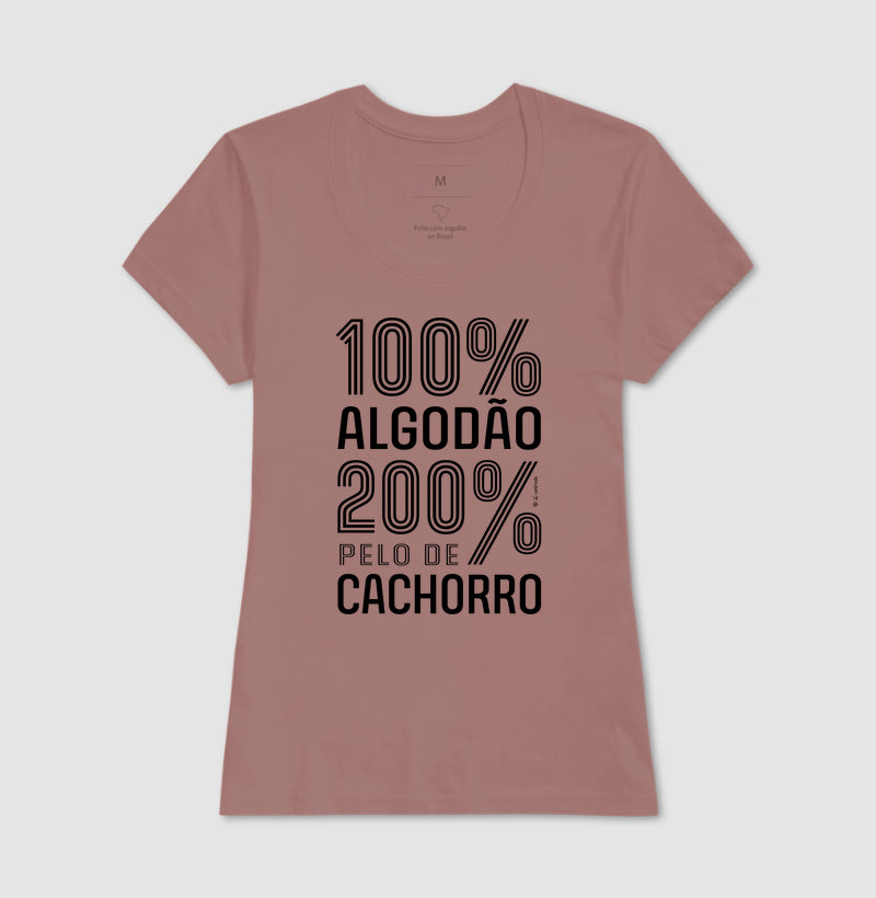 Camiseta 200% pelo de Cachorro - Coleção AFETO
