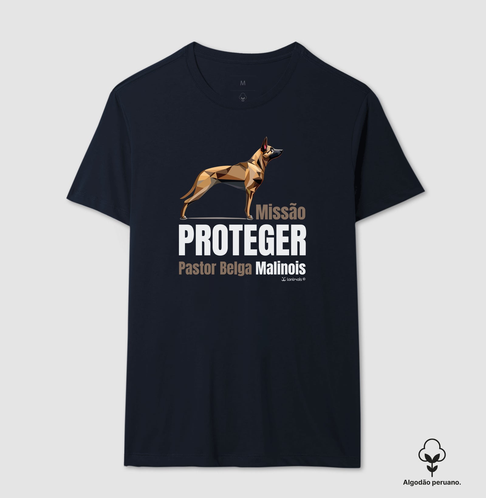 Camiseta Malinois “INCA SOFT” Missão  Proteger - Essência