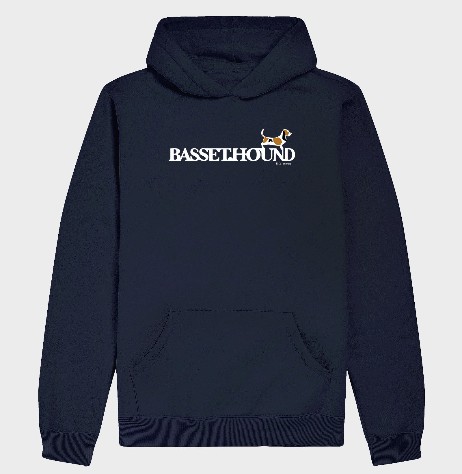 Moletom com Capuz Basset Hound - Identidade (sem cadarço)