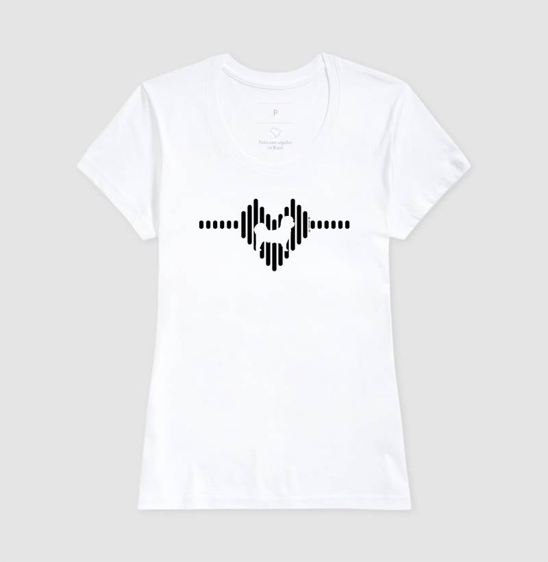 Camiseta Maltês - Coleção Coração