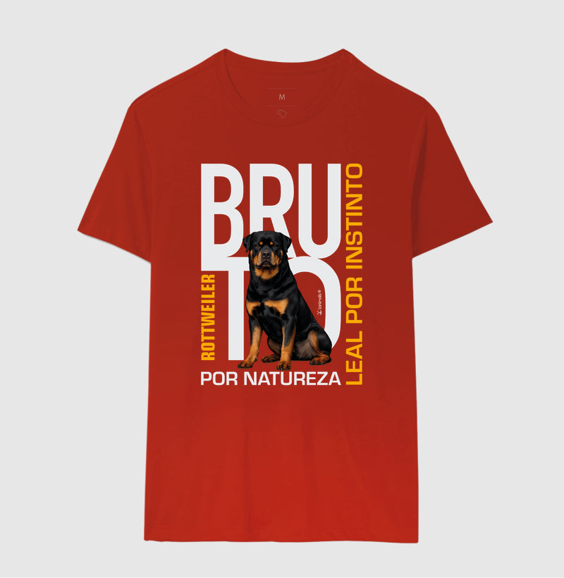 Camiseta Rottweiler Bruto por Natureza - Essência