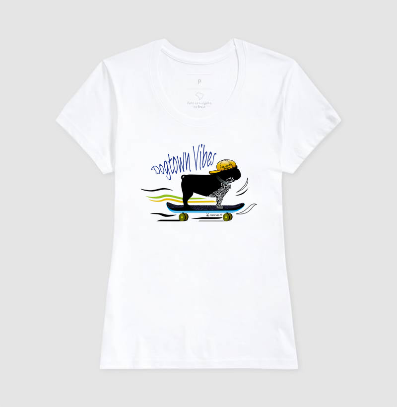 Camiseta Buldogue Inglês - Skatista